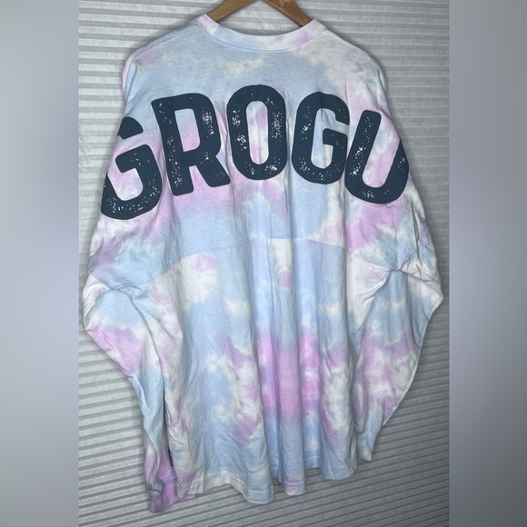 Disney Tops - Disney Parks Star Wars Mandalorian Grogu baby yoda Tie Dye Spirit Jersey XL